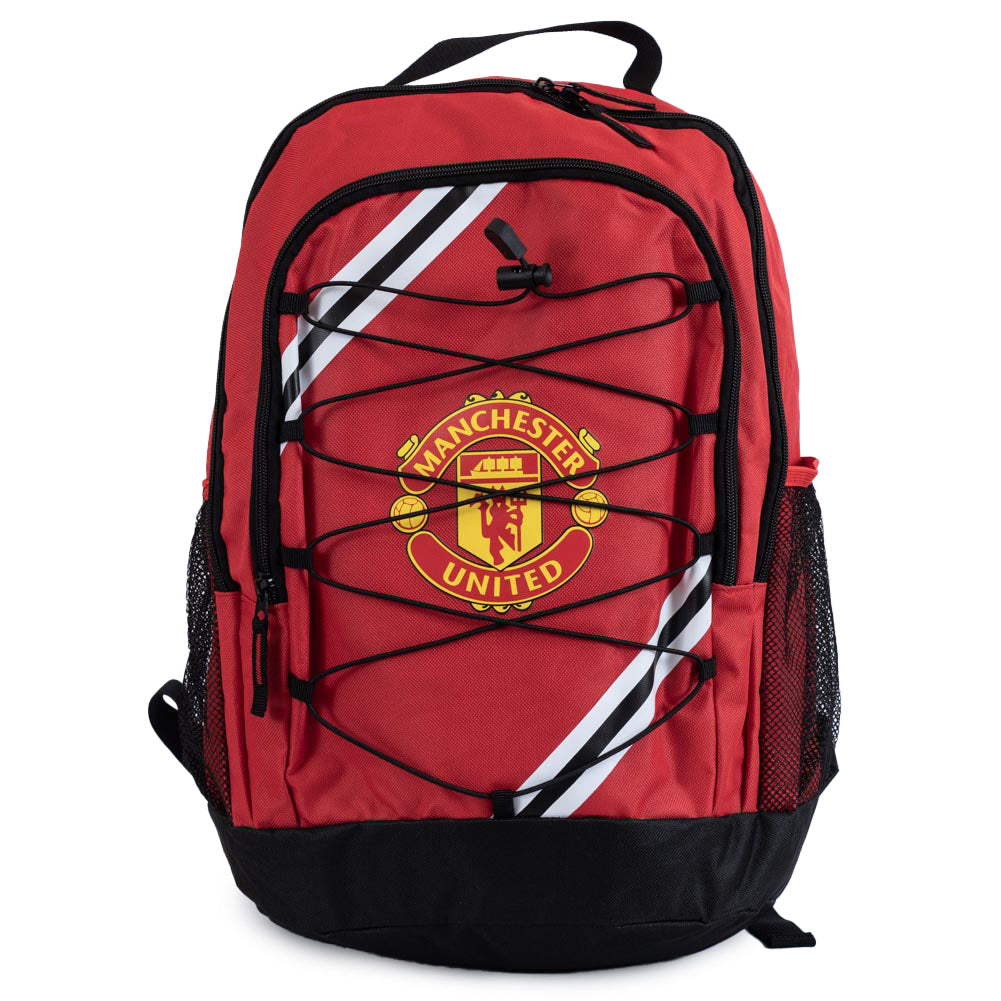 Manchester United FC Core Stripe Backpack - Buy Adult Backpacks at GiftMasters.co.uk