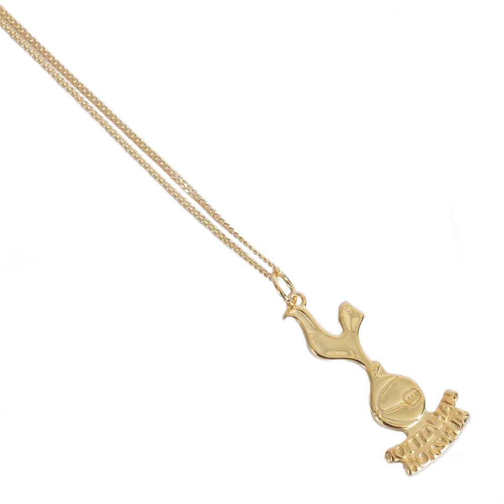 Tottenham Hotspur FC 18ct Gold Plated on Silver Pendant & Chain - Buy Neckwear at GiftMasters.co.uk