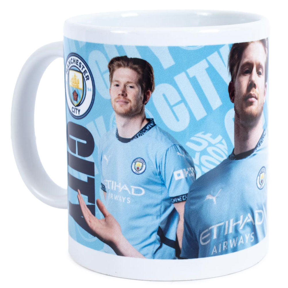 Manchester City FC De Bruyne Mug - Buy Standard Mugs at GiftMasters.co.uk