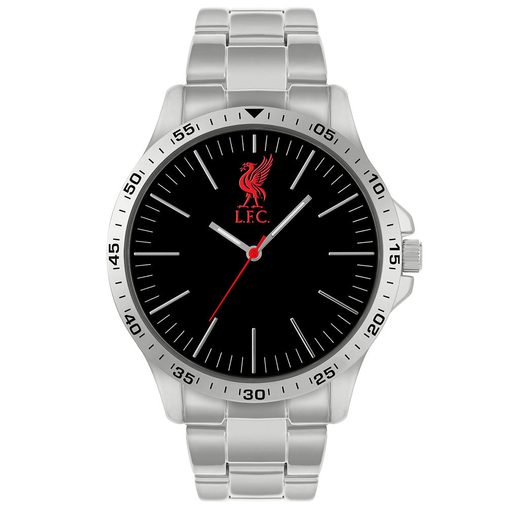 Liverpool FC Mens Silver Bracelet Watch - Buy Watches at GiftMasters.co.uk
