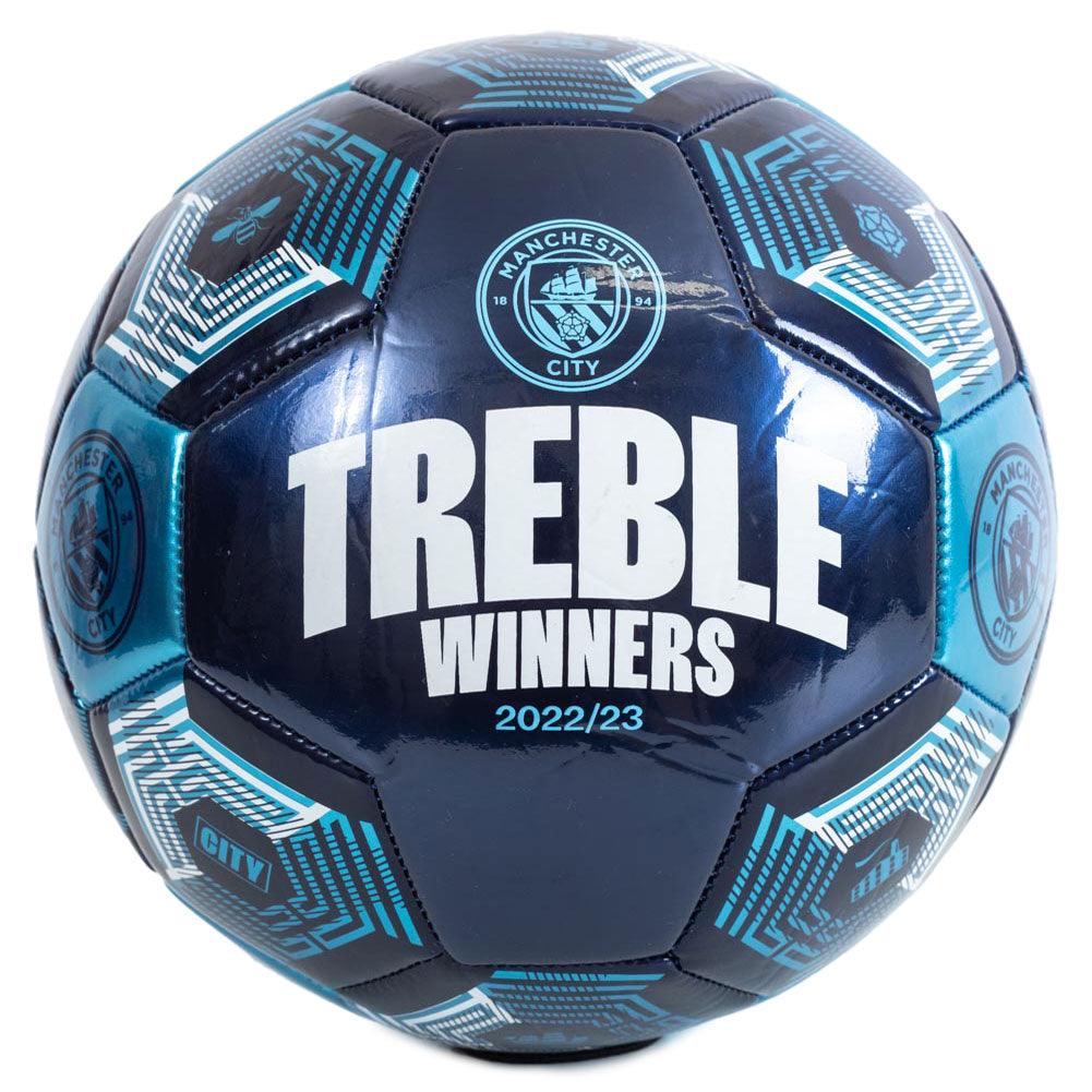 Manchester City FC Treble Winners Football - Buy Footballs Size 5 at GiftMasters.co.uk