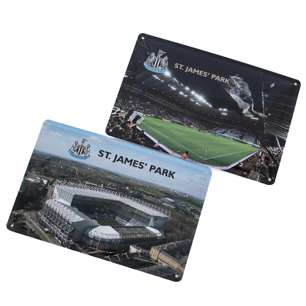 Newcastle United FC 2pk Stadium Sign - Buy  at GiftMasters.co.uk