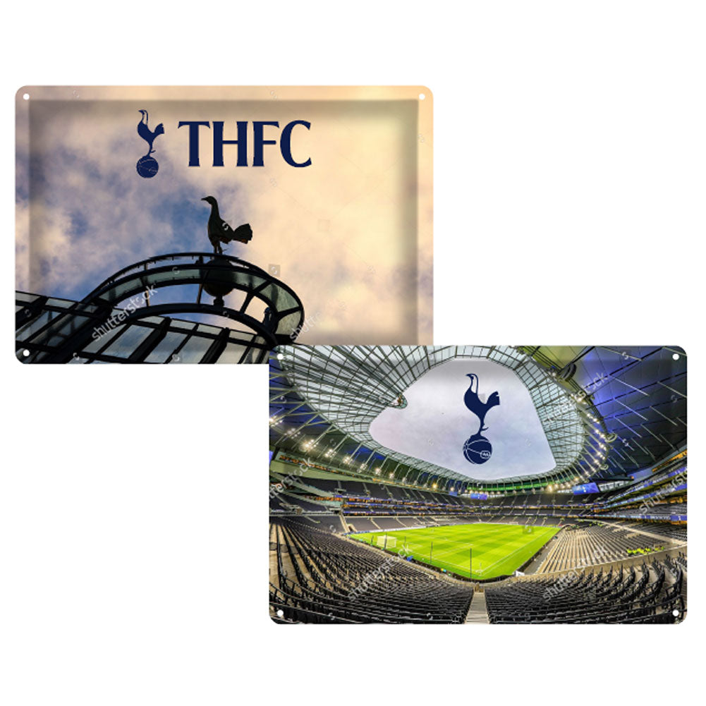 Tottenham Hotspur FC 2pk Stadium Sign - Buy Metal Signs at GiftMasters.co.uk