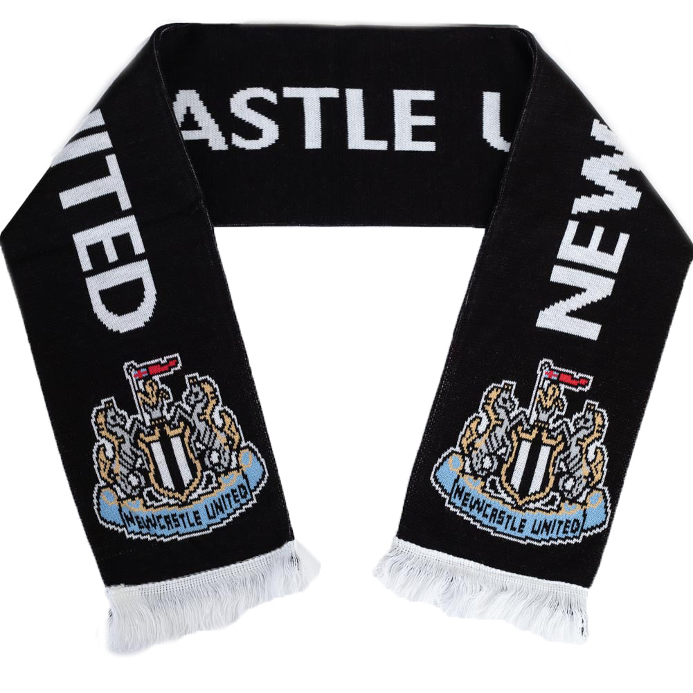 Newcastle United FC Crest Scarf - Buy Gloves & Scarves at GiftMasters.co.uk