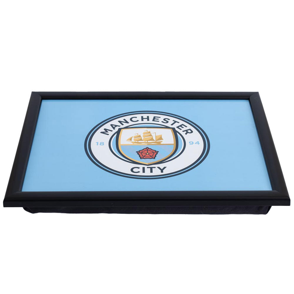 Manchester City FC Cushioned Lap Tray - Buy Home Accessories at GiftMasters.co.uk