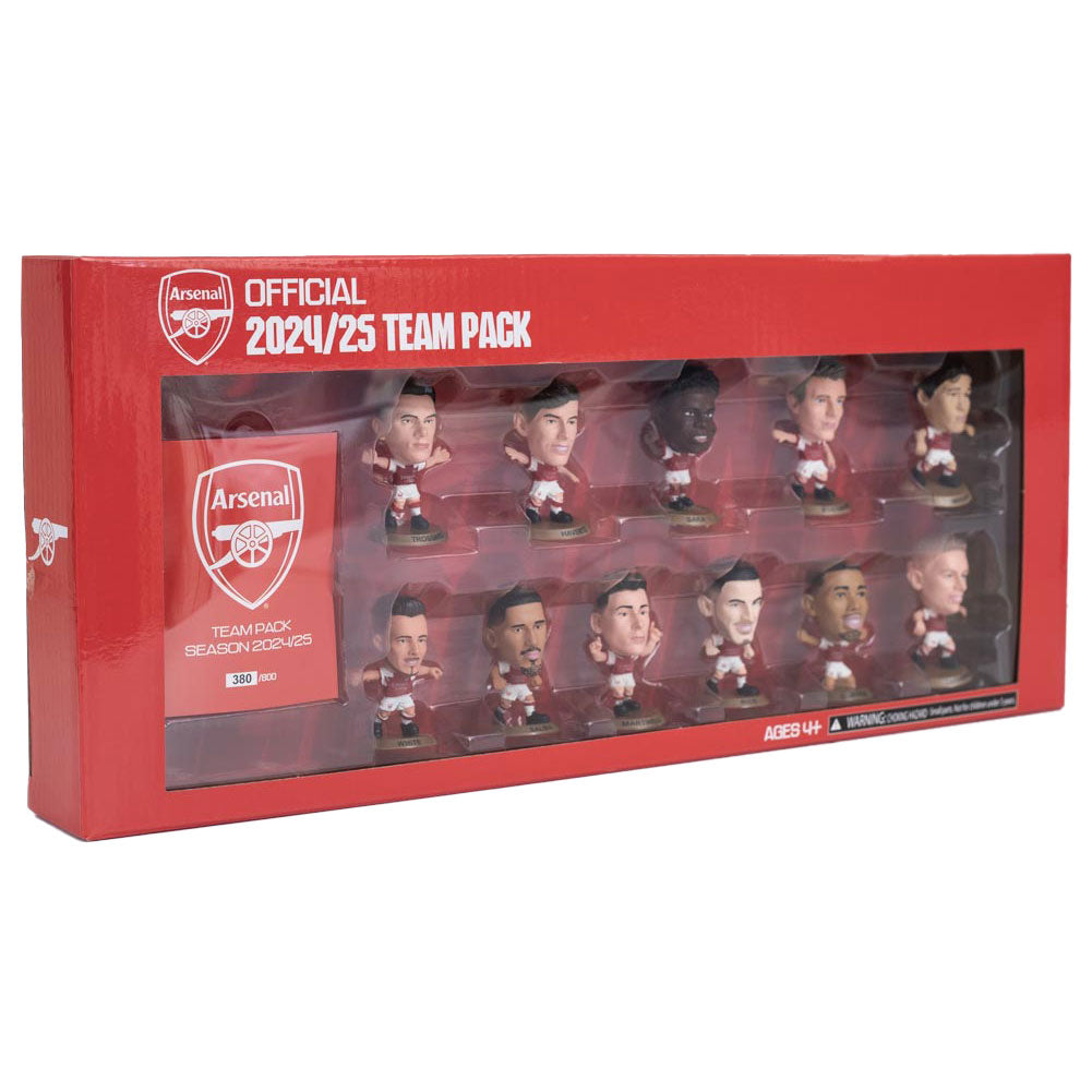 Arsenal FC SoccerStarz Season 24-25 Team Pack - Buy Team Packs at GiftMasters.co.uk