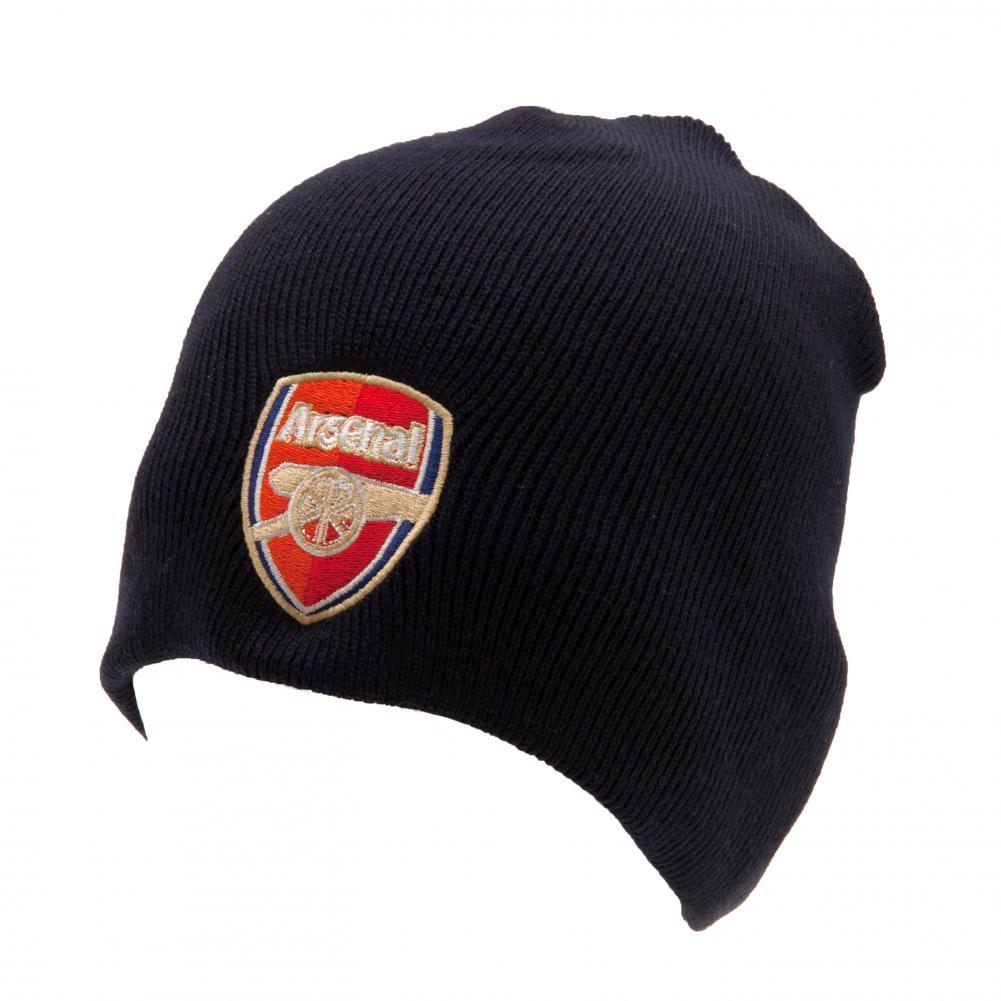Arsenal FC Navy Beanie - Buy Knitted Hats at GiftMasters.co.uk