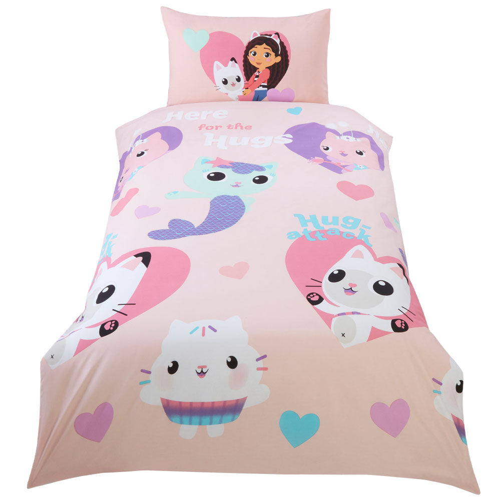 Gabby’s Dollhouse Hugs Single Duvet Set - Buy Bed Linen at GiftMasters.co.uk