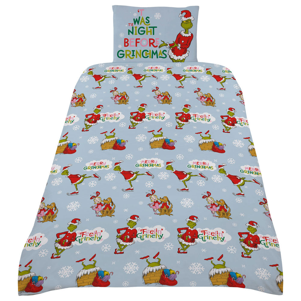 The Grinch Single Duvet Set - Buy Bed Linen at GiftMasters.co.uk