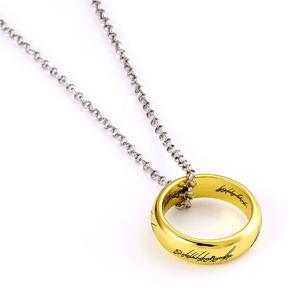 The Lord Of The Rings Silver Plated One Ring Necklace - Buy Neckwear at GiftMasters.co.uk