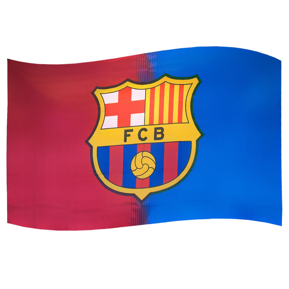 FC Barcelona Crest Flag - Buy Flags at GiftMasters.co.uk