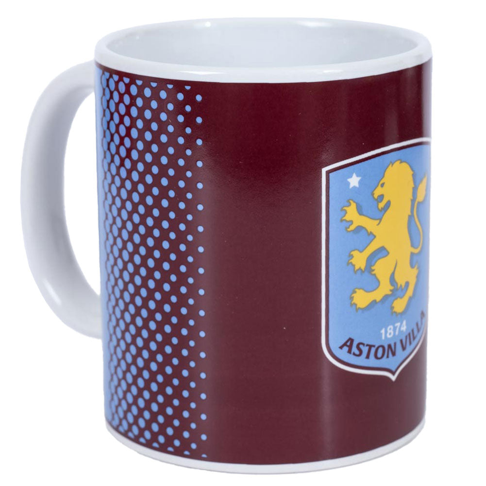 Aston Villa FC Fade Mug - Buy Standard Mugs at GiftMasters.co.uk