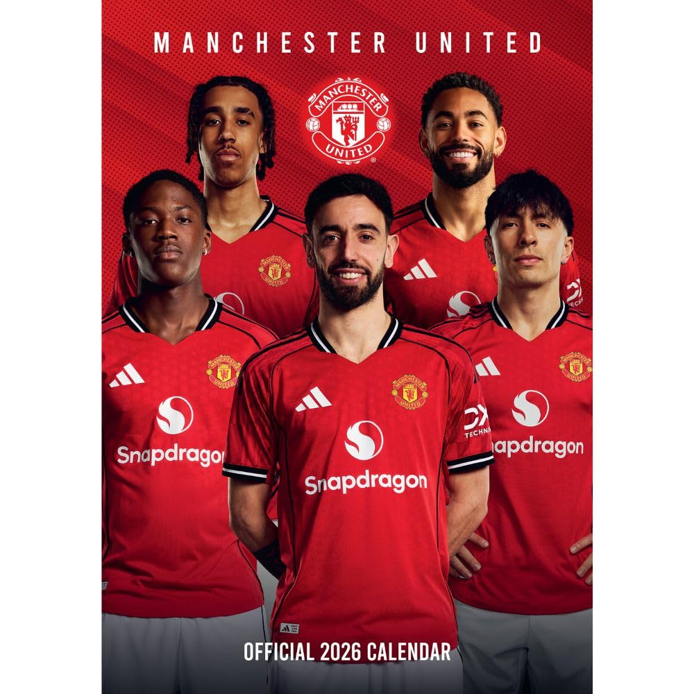 Manchester United FC A3 Calendar 2026 - Buy Calendars & Diaries at GiftMasters.co.uk