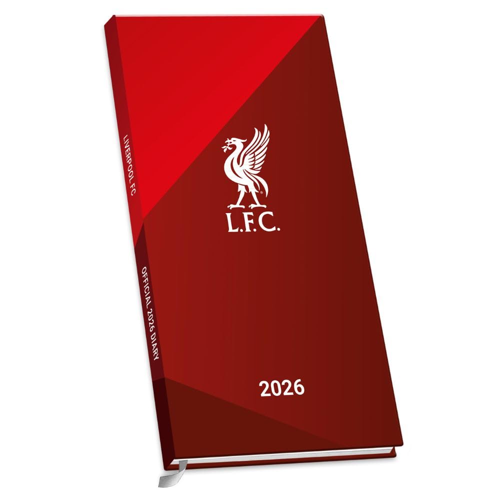 Liverpool FC Slim Diary 2026 - Buy Calendars & Diaries at GiftMasters.co.uk
