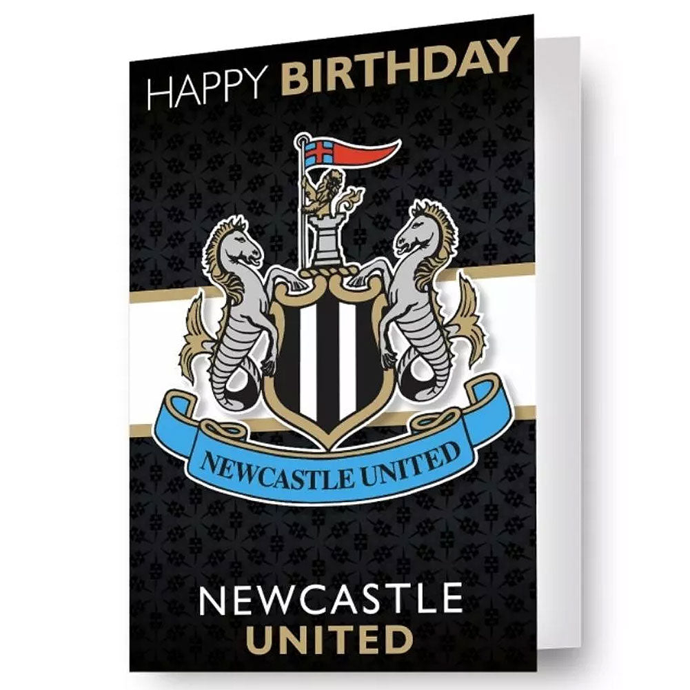 Newcastle United FC 3D Lenticular Birthday Card - Buy Cards & Gift Wrap at GiftMasters.co.uk