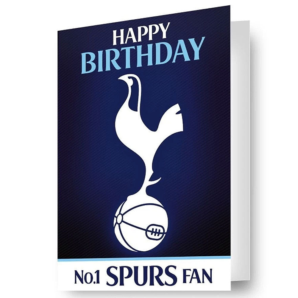 Tottenham Hotspur FC 3D Lenticular Birthday Card - Buy Cards & Gift Wrap at GiftMasters.co.uk