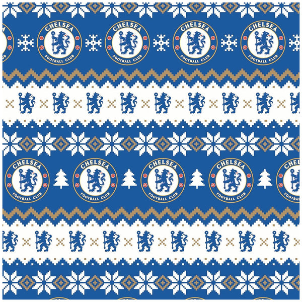 Chelsea FC Christmas Gift Wrap