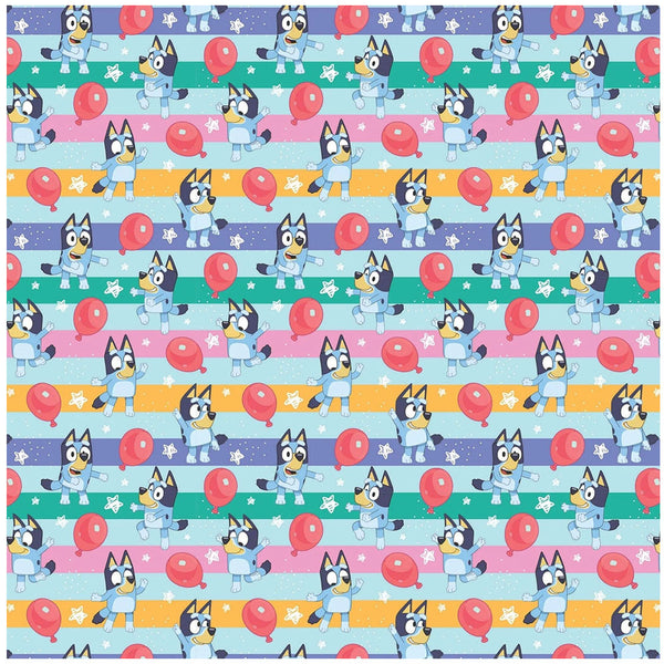 Bluey Balloon Gift Wrap