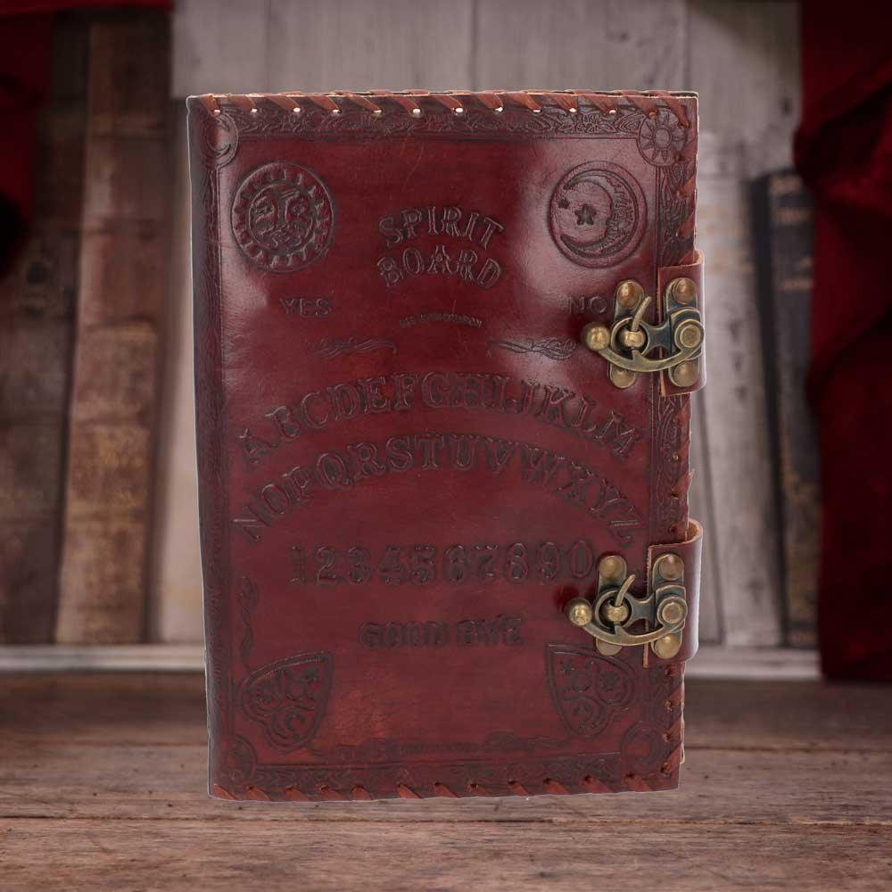 Spirit Board Leather Embossed Journal 25cm - Buy Leather Journals at GiftMasters.co.uk