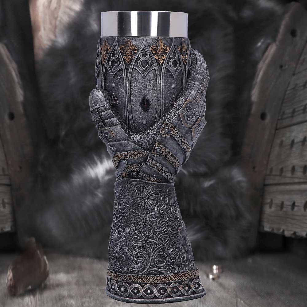 Lion Heart Gauntlet Goblet - GiftMasters.co.uk