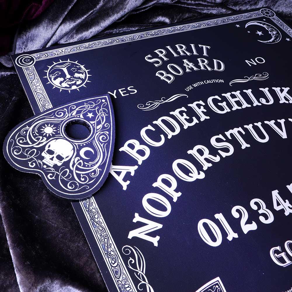 Black and White Spirit Board 38.5cm - Buy Ouija & Spirit Boards at GiftMasters.co.uk