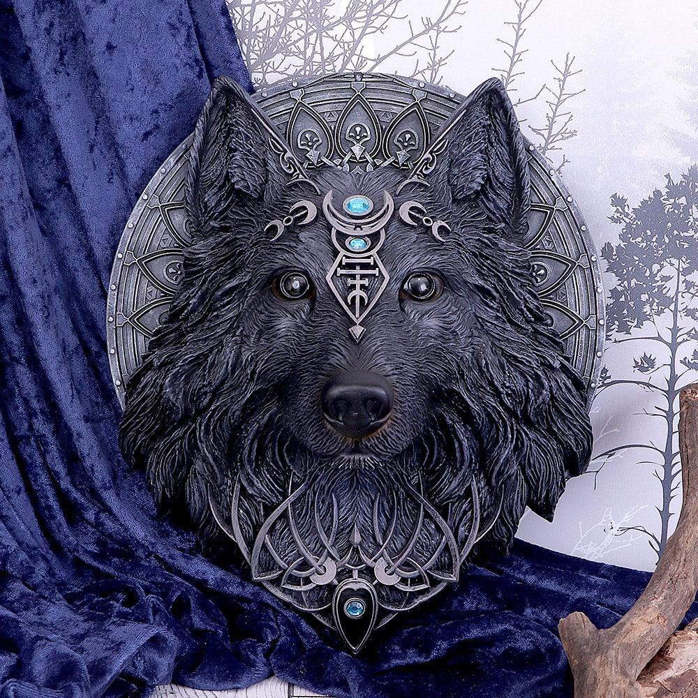 Wolf Moon 30cm - Buy Wall Hanging Sculptures at GiftMasters.co.uk