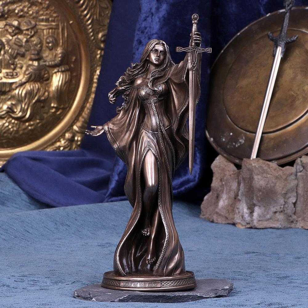 Lady of the Lake (JR) Bronze 24cm Ornament - Buy Figurines Medium (15-29cm) at GiftMasters.co.uk