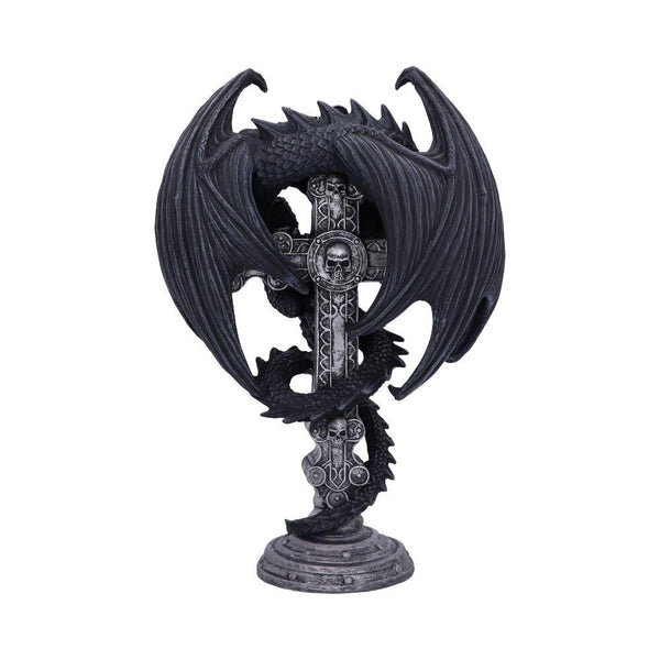 Gothic Guardian Candle Holder (AS) 26.5cm - GiftMasters.co.uk