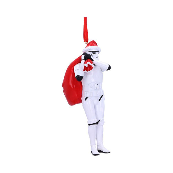 Stormtrooper Santa Sack Hanging Ornament 13cm - GiftMasters.co.uk