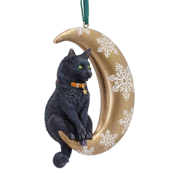 Moon Cat Hanging Ornament (LP) 9cm - GiftMasters.co.uk