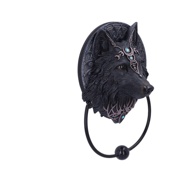 Wolf Moon Door Knocker 20.5cm - GiftMasters.co.uk