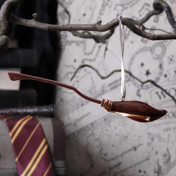 Harry Potter Nimbus 2000 Hanging Ornament 15.5cm - Buy Hanging Decorations at GiftMasters.co.uk