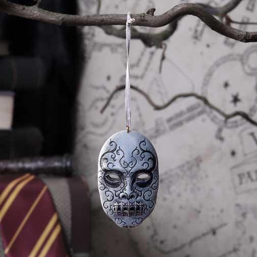 Harry Potter Death Eater Mask Hanging Ornament 7cm - Buy Hanging Decorations at GiftMasters.co.uk