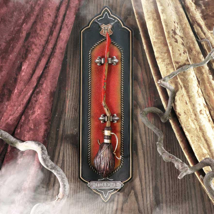 Harry Potter Firebolt Wall Plaque 34.5cm - Buy Wall Hanging Sculptures at GiftMasters.co.uk