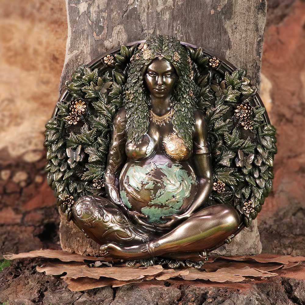 Mother Earth Wall Plaque 15cm - GiftMasters.co.uk