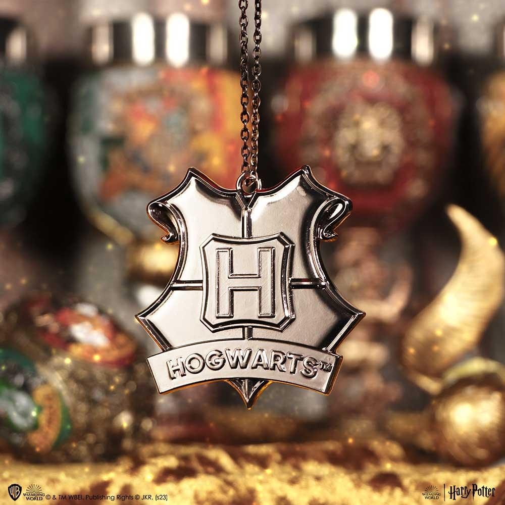 Harry Potter Hogwarts (Silver) Hanging Ornament - Buy Hanging Decorations at GiftMasters.co.uk