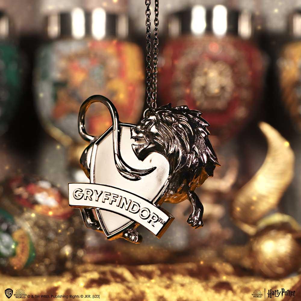 Harry Potter Gryffindor (Silver) Hanging Ornament - Buy Hanging Decorations at GiftMasters.co.uk
