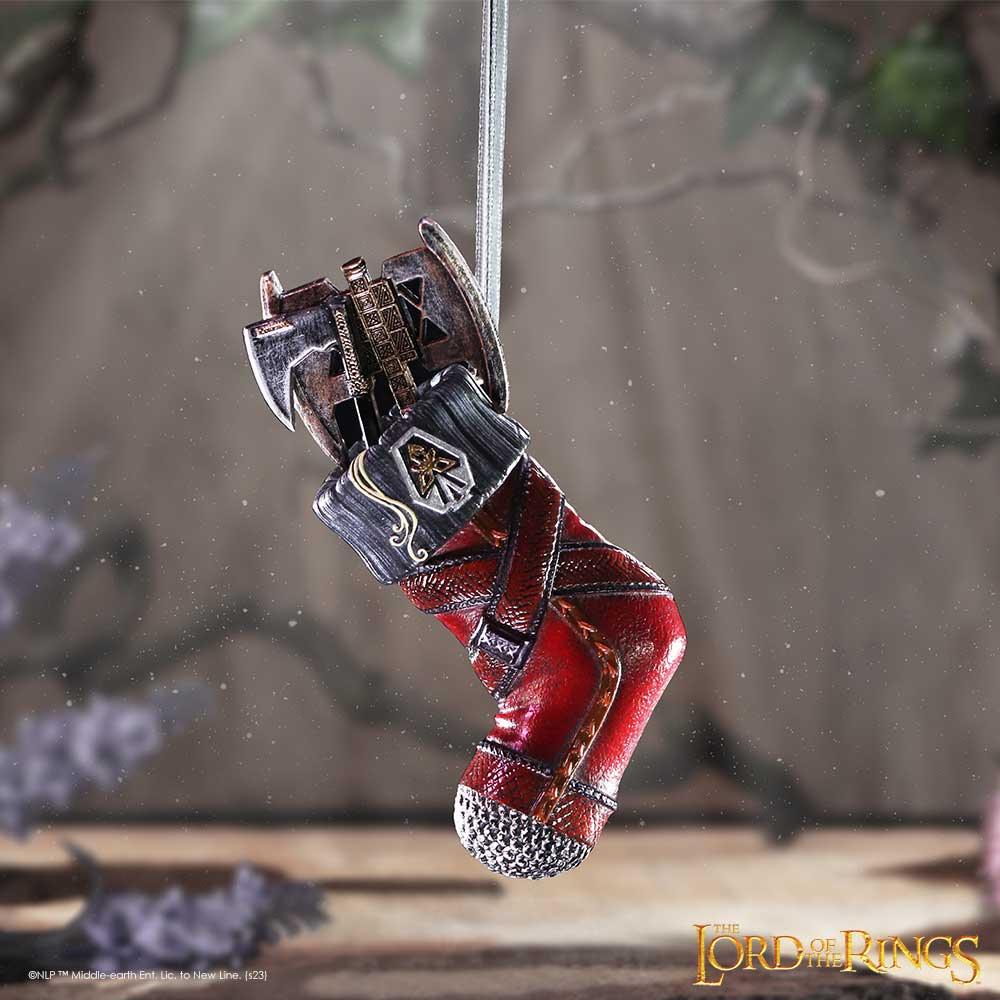 Lord of the Rings Gimli Stocking Hanging Ornament - Buy Hanging Decorations at GiftMasters.co.uk