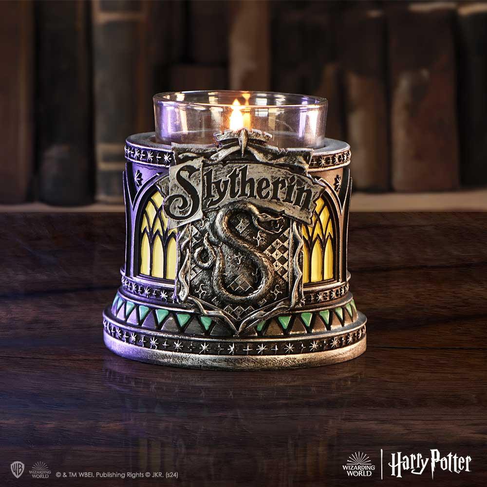 Harry Potter Slytherin Tea Light 8cm - Buy Candles & Holders at GiftMasters.co.uk