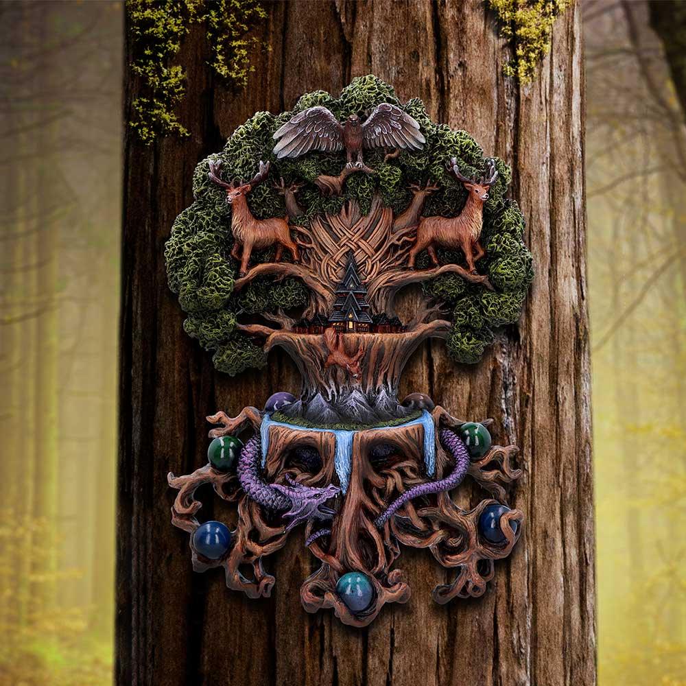 Yggdrasil Wall Plaque (AS) 30.5cm - Buy Wall Hanging Sculptures at GiftMasters.co.uk