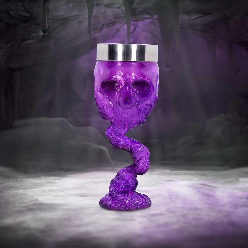Soul Spirit Magic Goblet (Purple) 19.3cm - Buy Goblets & Chalices at GiftMasters.co.uk