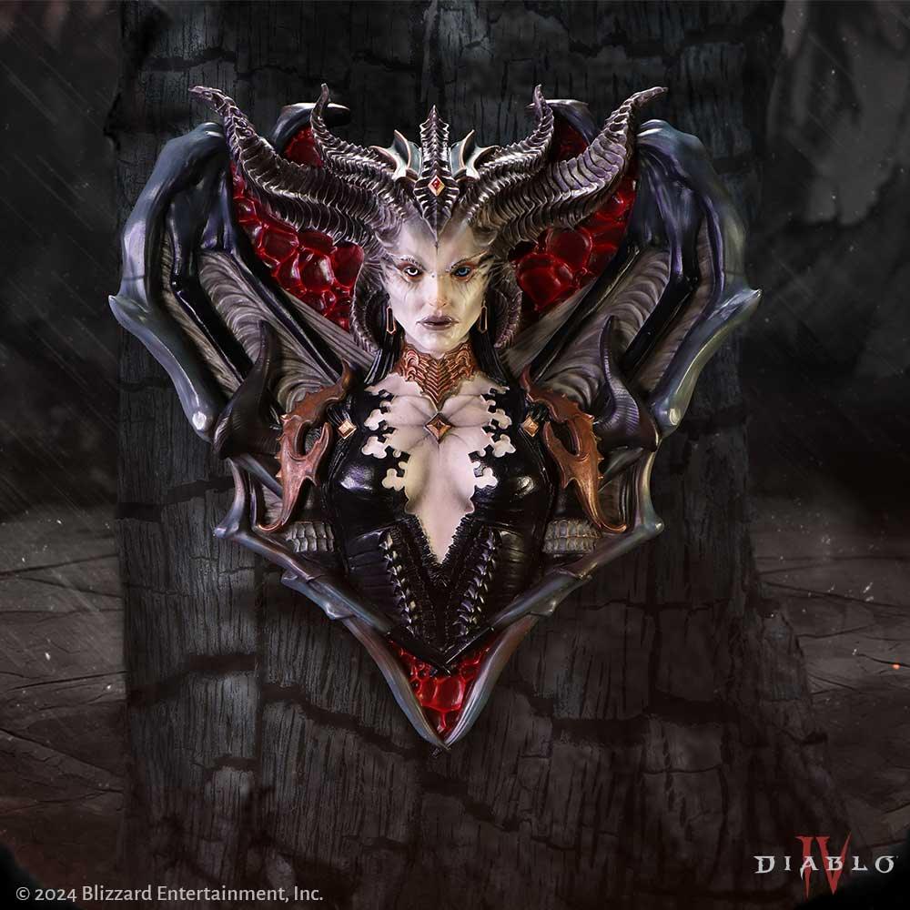 Diablo® IV Lilith Wall Plaque 30cm - Buy Wall Hanging Sculptures at GiftMasters.co.uk