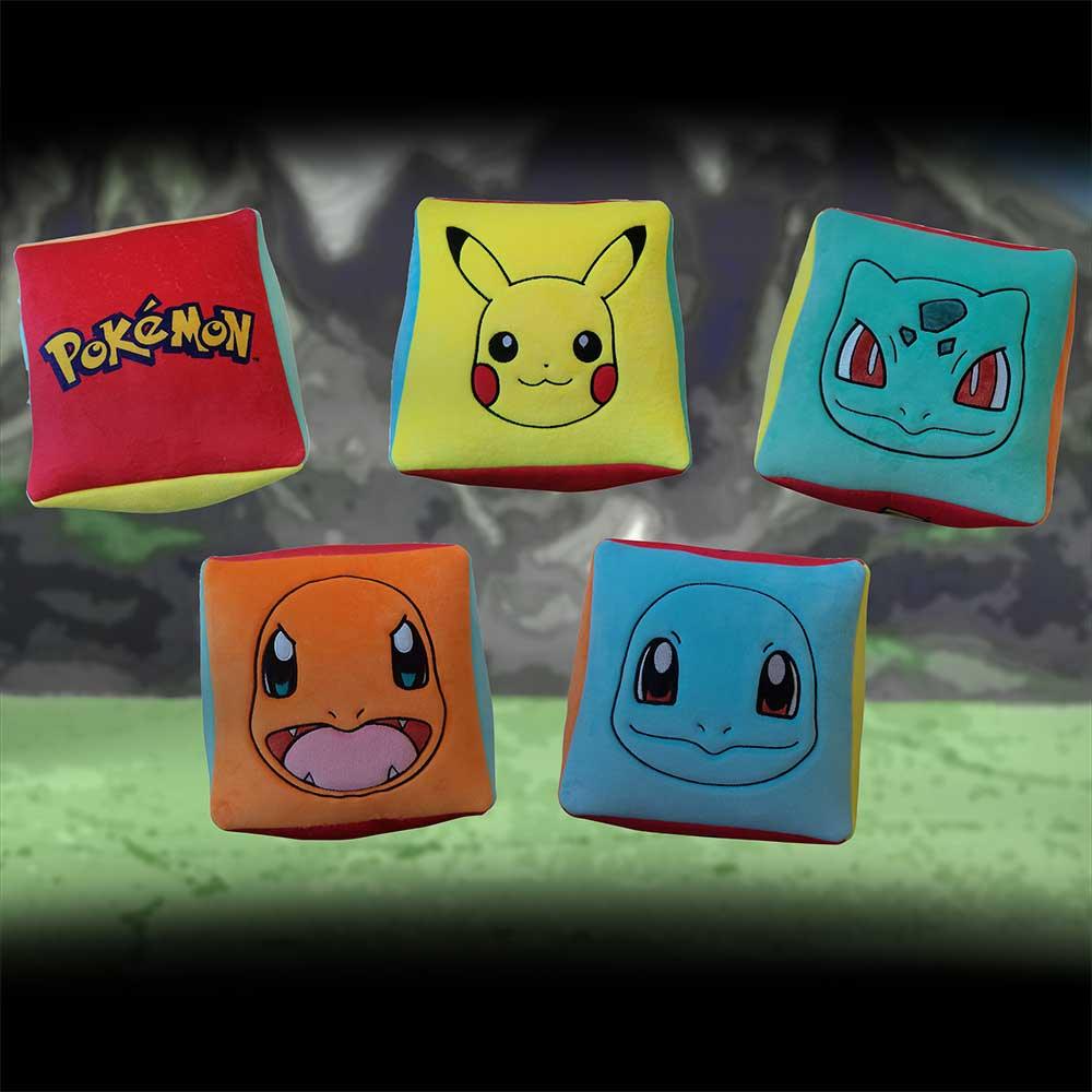 Pokémon Starter Cube Cushion 25cm - Buy Cushions at GiftMasters.co.uk