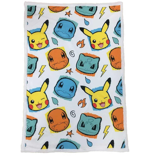 Pokémon Starter Throw 100*150cm - GiftMasters.co.uk