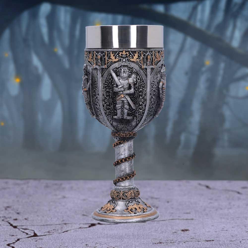 Medieval Knight Goblet 17.5cm - GiftMasters.co.uk