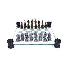 Medieval Knight Chess Set 43cm - GiftMasters.co.uk