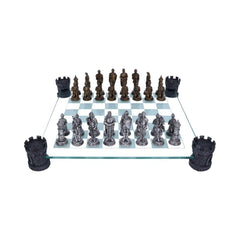 Medieval Knight Chess Set 43cm - GiftMasters.co.uk
