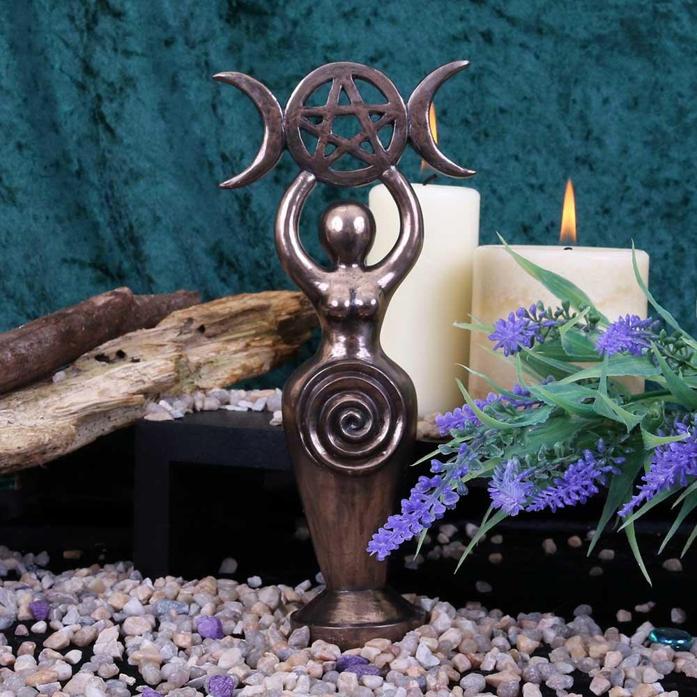 Triple Goddess Idol 20cm Ornament - Buy Figurines Medium (15-29cm) at GiftMasters.co.uk