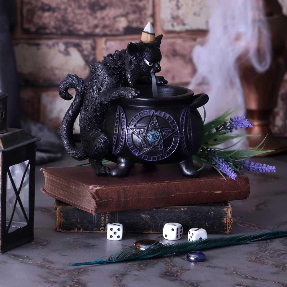 Spite's Cauldron Backflow Incense Burner 16.3cm - Buy Incense Holders at GiftMasters.co.uk