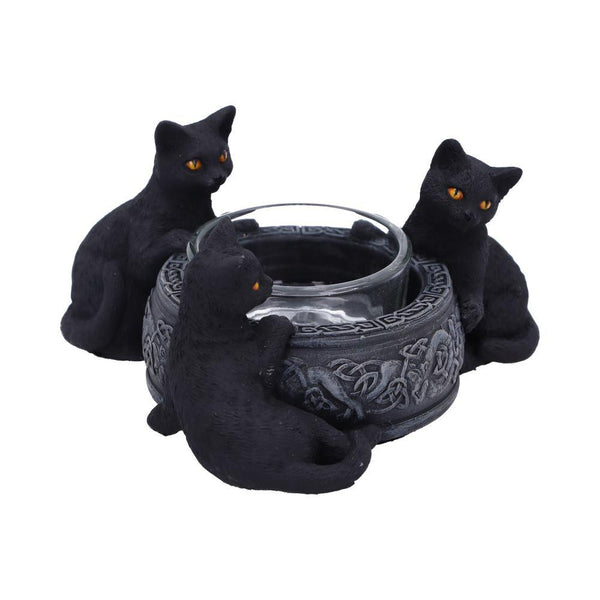 Familiar Trio Tea Light Holder 10cm - GiftMasters.co.uk